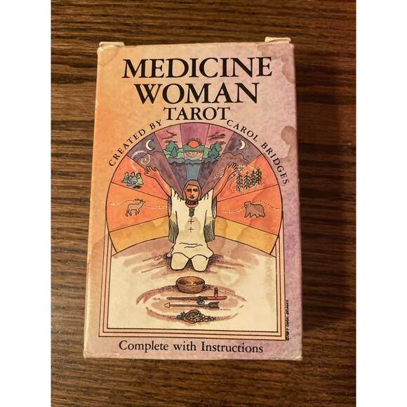 Medicine Woman Tarot Deck By Carol Bridges Complete Vintage 1990 - Picture 1 of 13